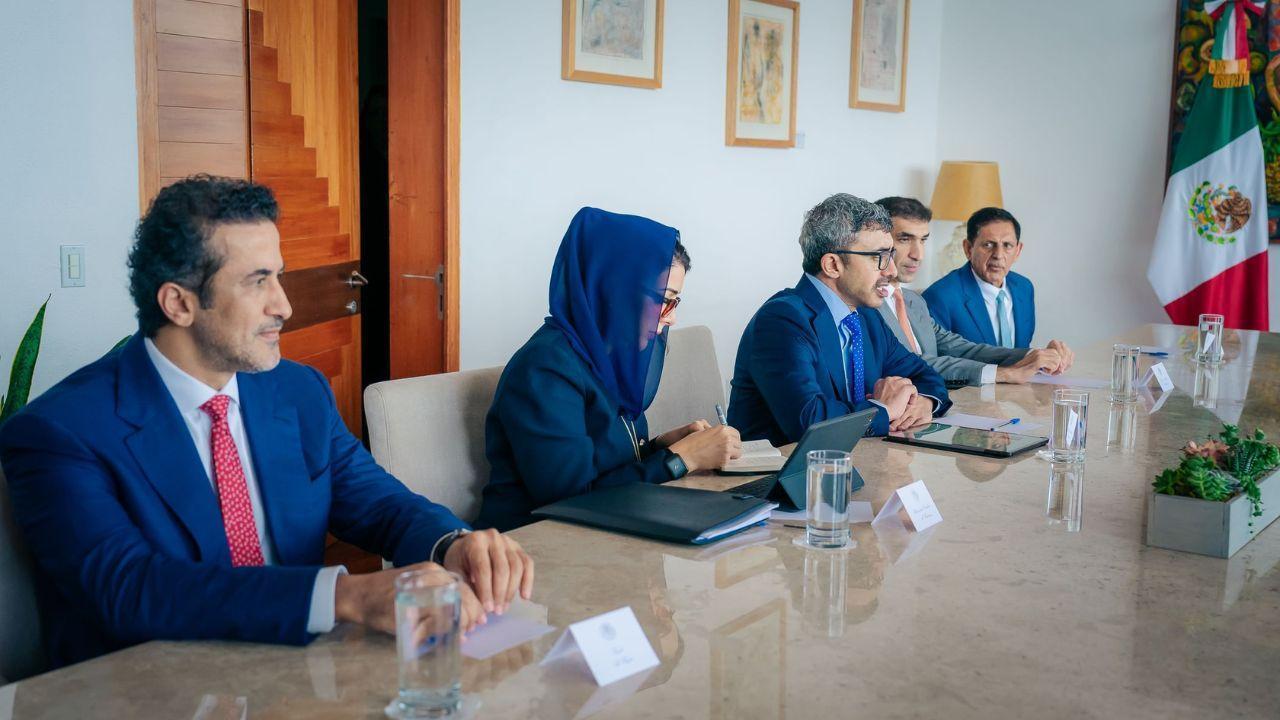 UAE, Mexico Discuss Stronger Ties and Global Peace Efforts