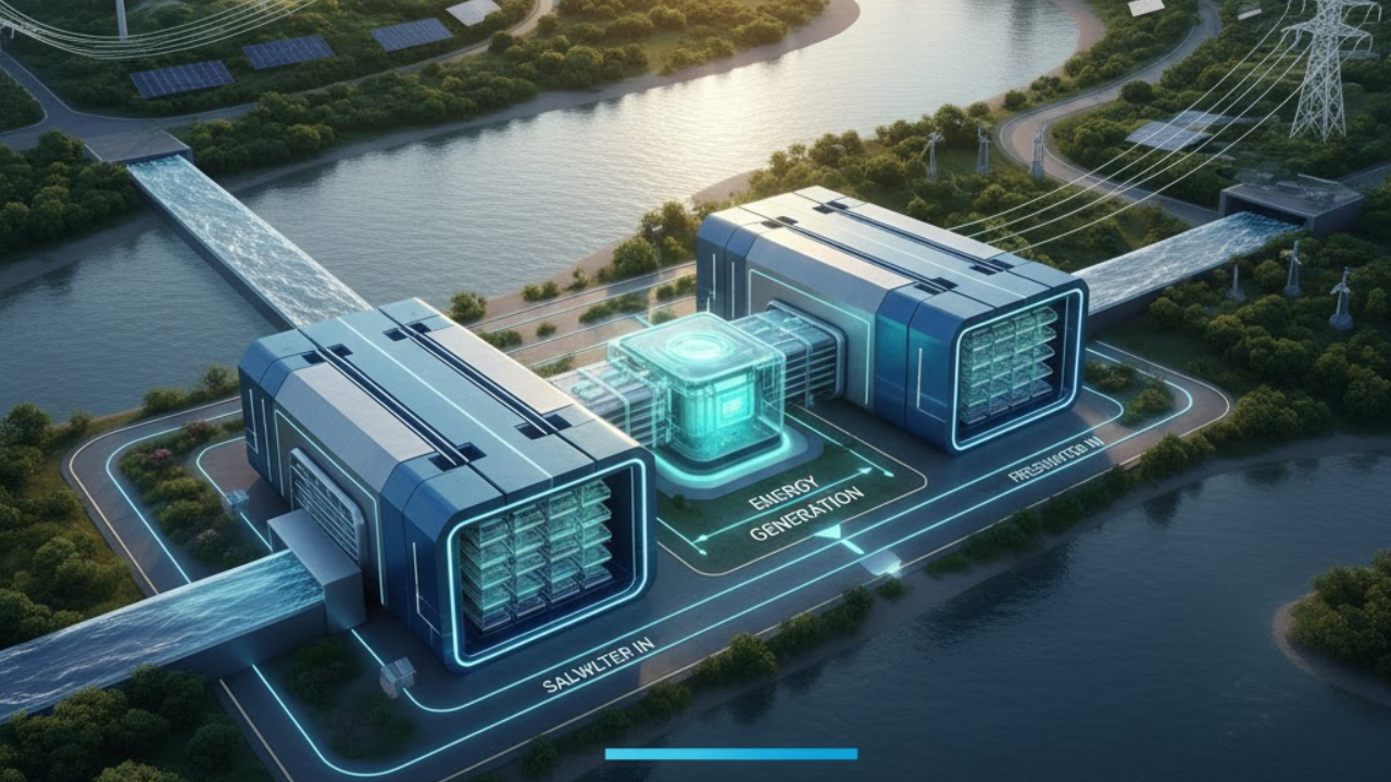 Osmotic Power: Turning Saltwater into Energy