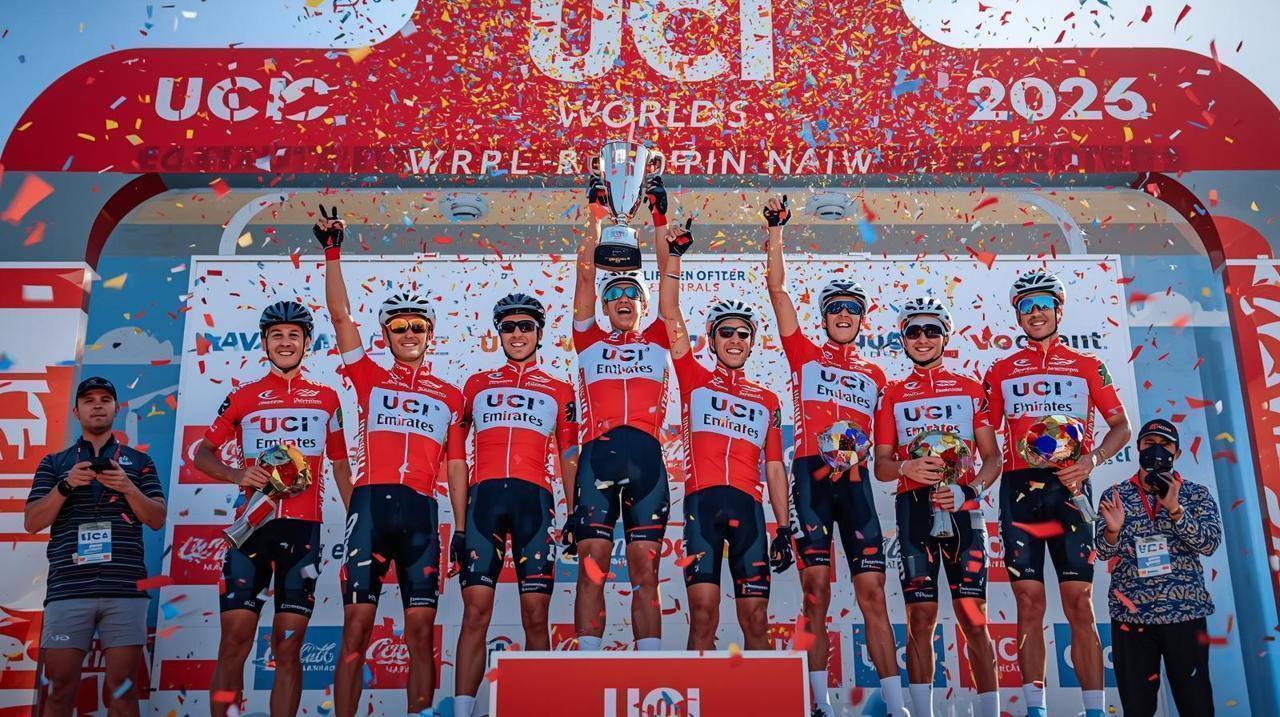 UAE Team Emirates-XRG Dominates 2025 Cycling Season, Secures Third Consecutive UCI World No. 1 Title