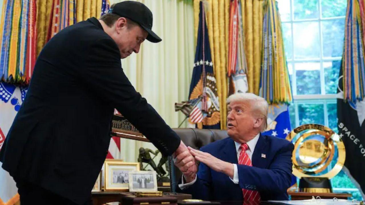 Elon Musk and Trump Clash Sparks Tesla Stock to Drop Sharply