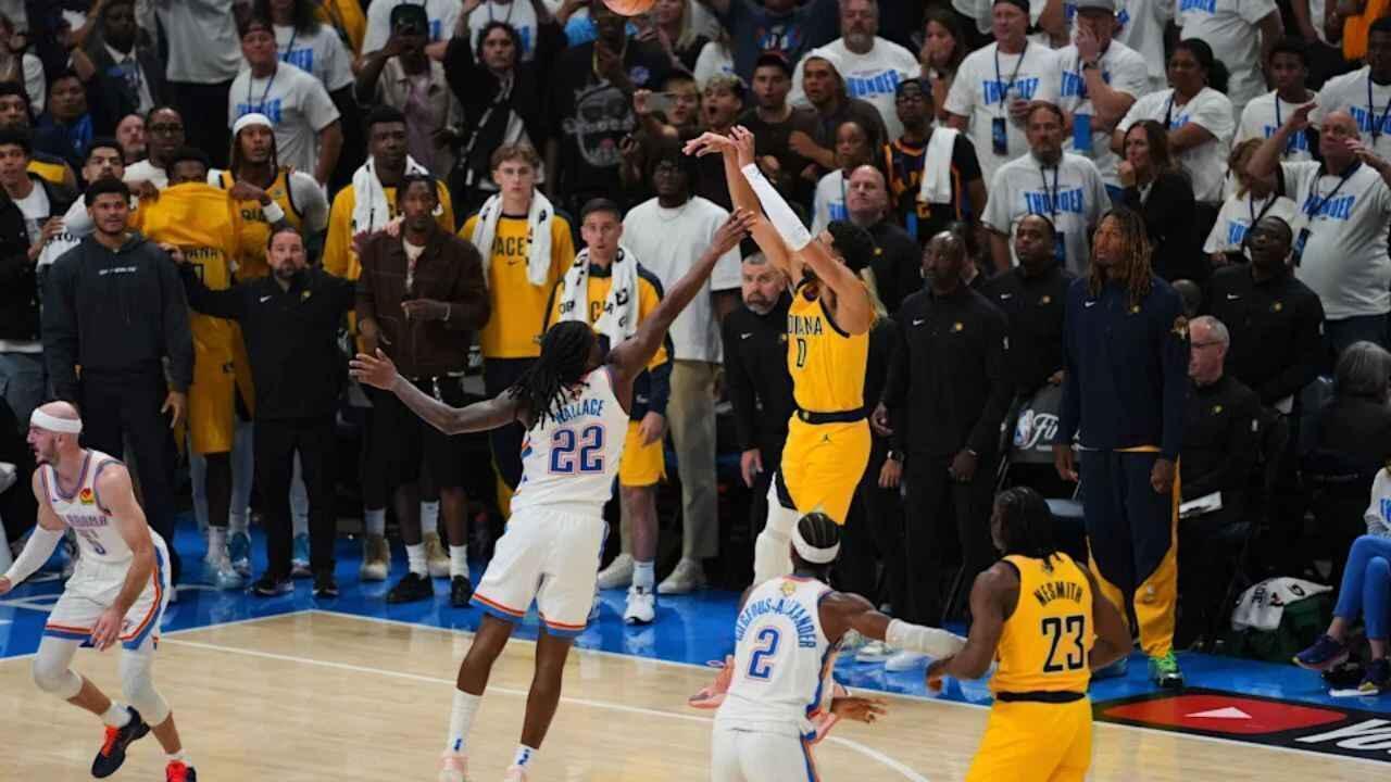 Tyrese Haliburton’s Last-Second Shot Wins Game 1 for Pacers