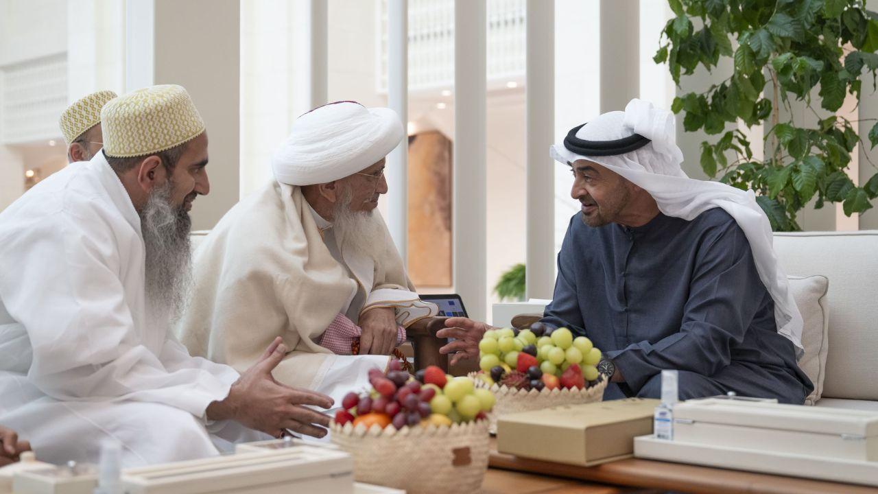 UAE President Meets Dawoodi Bohra Leader in Abu Dhabi