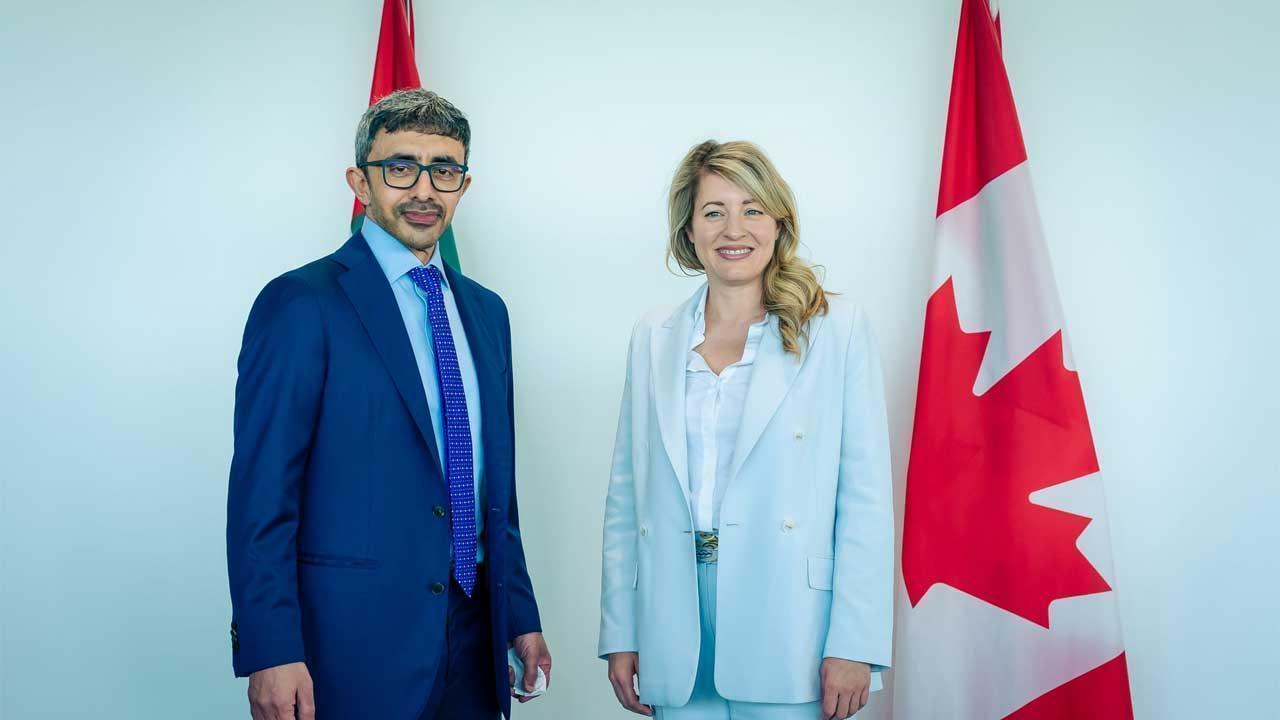 Sheikh Abdullah Meets Canadian Minister to Boost UAE-Canada Ties
