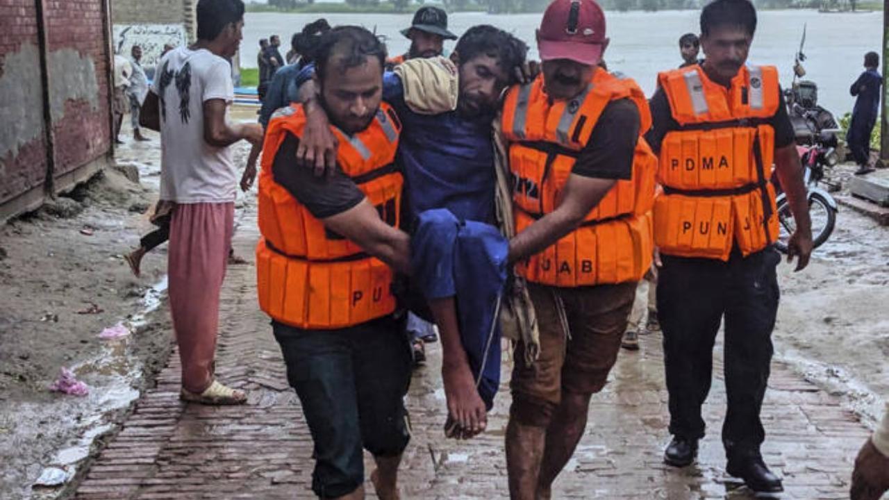 Pakistan Rushes Evacuation as India Releases Dam Water Rivers Overflow
