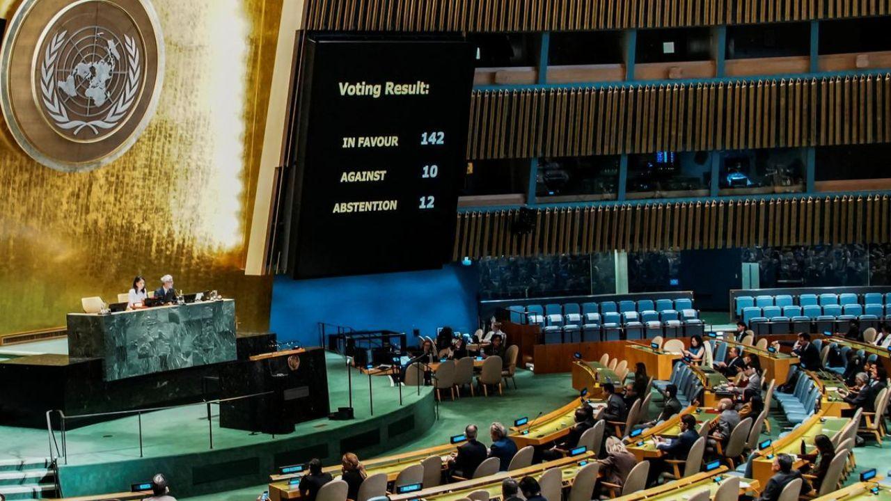 India Backs UN Resolution for Palestine Two-State Plan India Backs UN Resolution for Palestine Two-State Plan