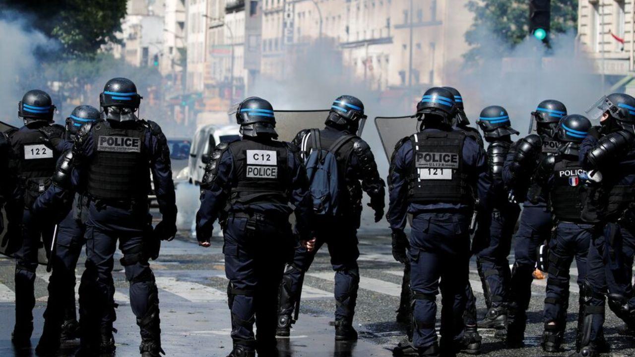 Clashes in Madrid as Marseille fans face police before Real Madrid match