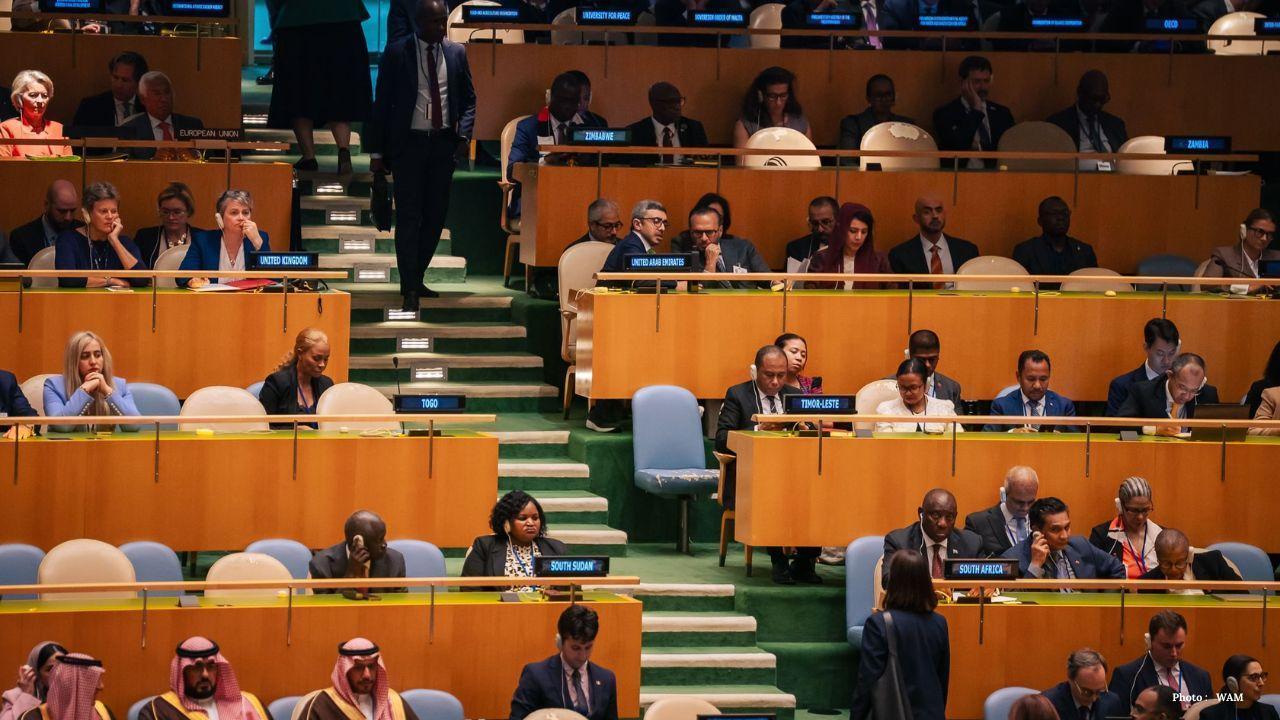 UAE Supports Palestinian State at UN Conference in New York
