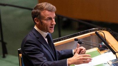 Macron Warns Against ‘Survival of the Fittest’ in World Politics