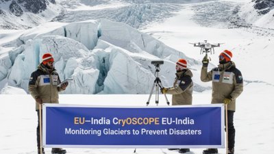EU-India CryoSCOPE: Glacier Monitoring for Safer Himalayas