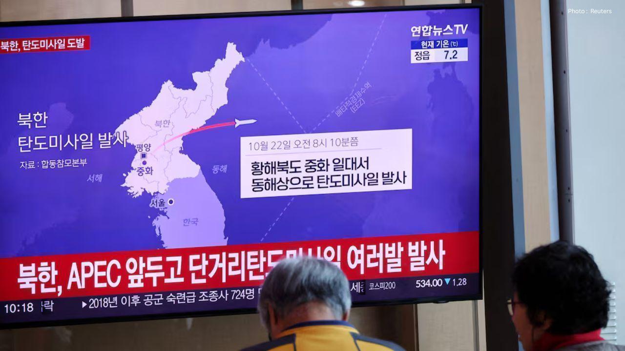 North Korea Fires Missiles as Trump Plans Visit to South Korea