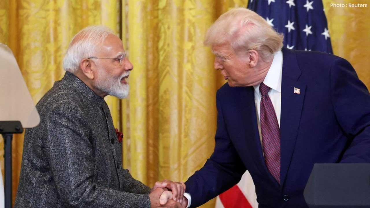 PM Modi Acknowledges Diwali Wishes from President Trump PM Modi Acknowledges Diwali Wishes from President Trump