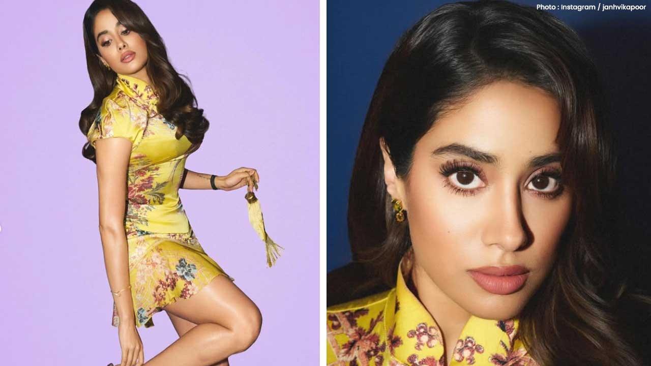 Janhvi Kapoor Channels Early-2000s Couture in Roberto Cavalli Gown