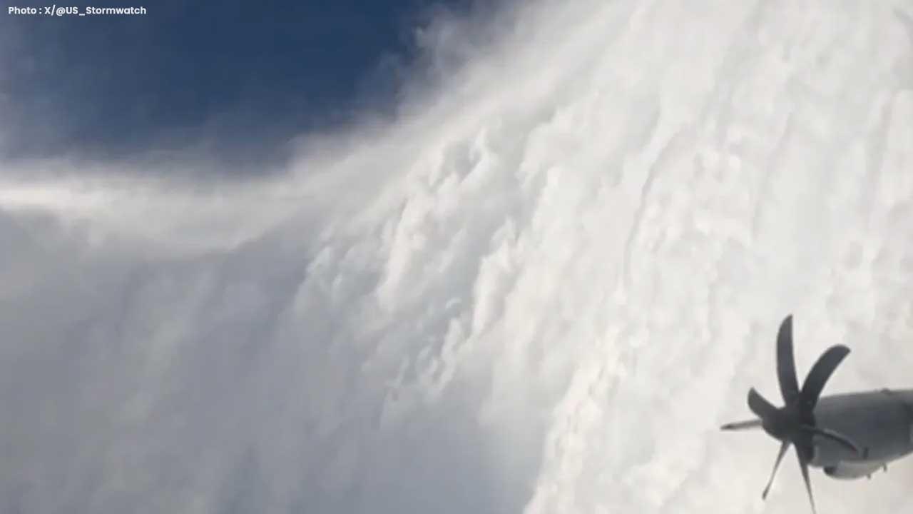 US Air Force Flies Into Eye Of Hurricane Melissa, 2025’s Strongest Storm