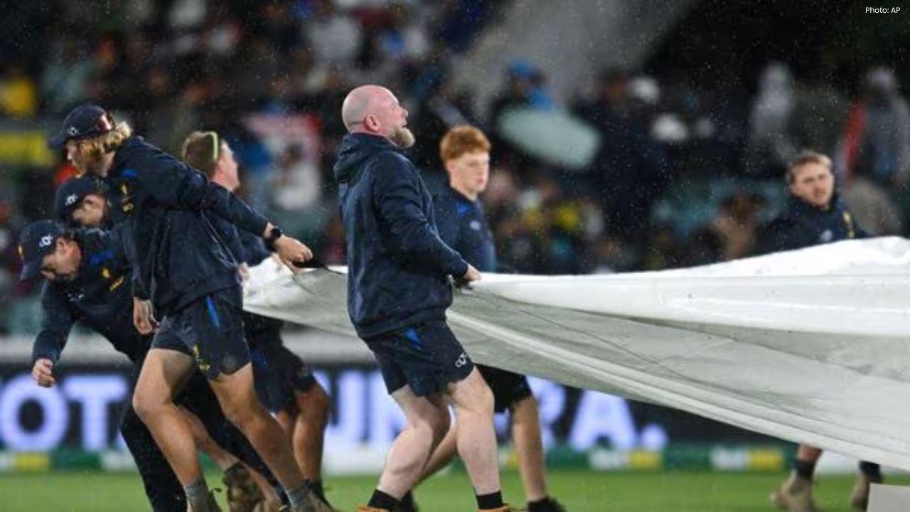 Rain Washes Out India-Australia T20 Series Opener in Canberra Rain Washes Out India-Australia T20 Series Opener in Canberra