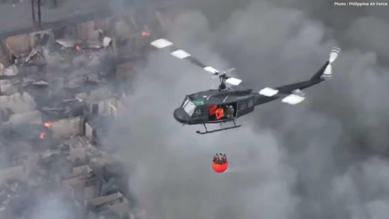 Philippine Super Huey Downed During Mindanao Relief Mission