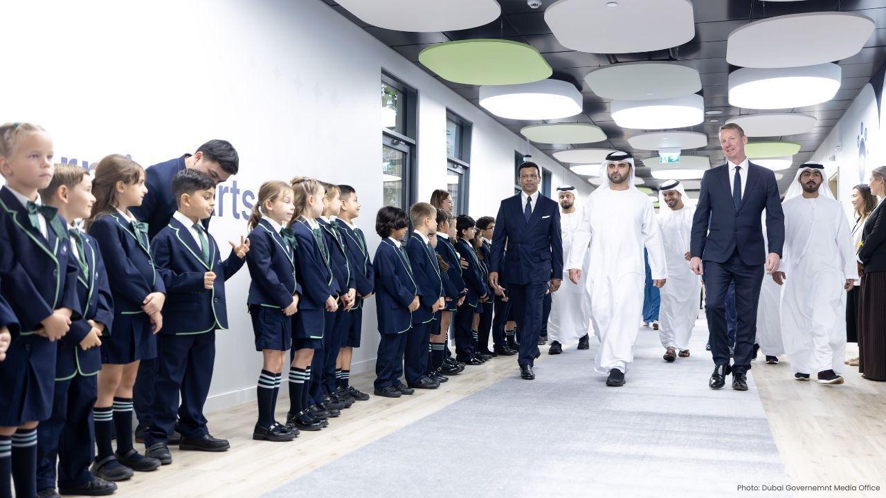 Sheikh Mansoor Opens GEMS School of Research and Innovation, Marking a UAE Education Advance