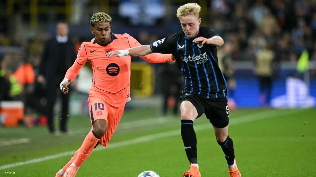 Yamal Inspires Barcelona to Salvage 3-3 Draw at Club Brugge