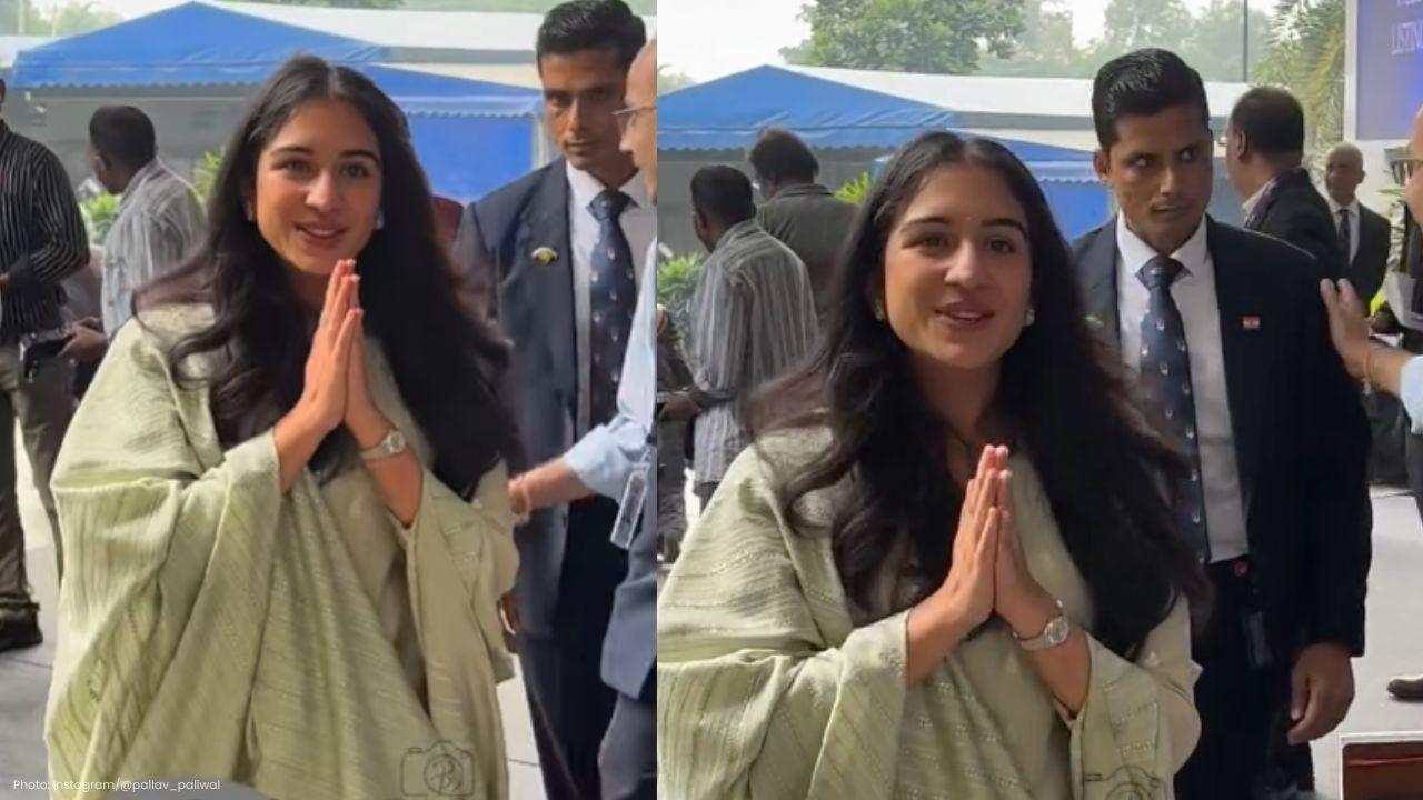 Radhika Merchant Exemplifies Timeless Style in Mint-Green Ensemble