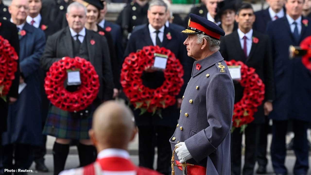 Ceremony of Remembrance: King Charles III Commemorates Britain's Fallen Heroes