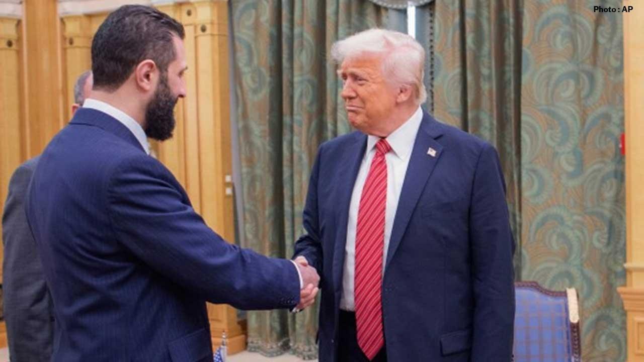 Historic Meeting Between Trump and Syrian President Ahmed al-Sharaa