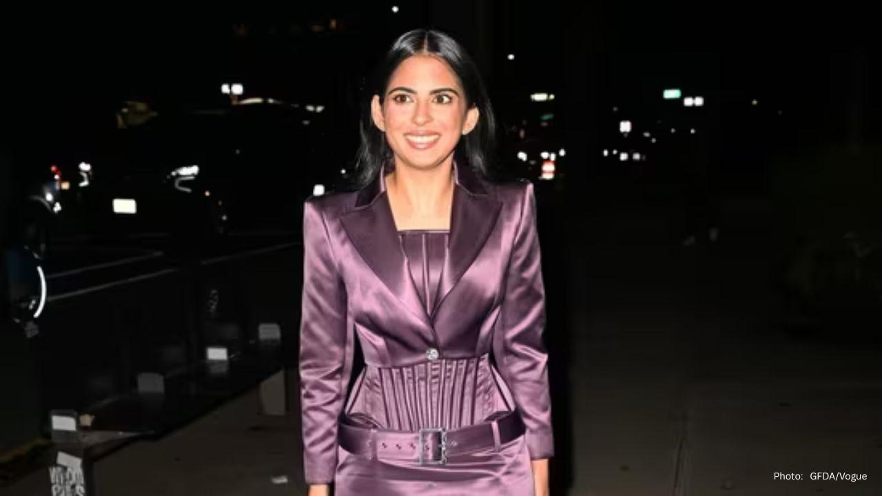 Isha Ambani Graces Vogue Dinner in Chic Purple Attire in New York