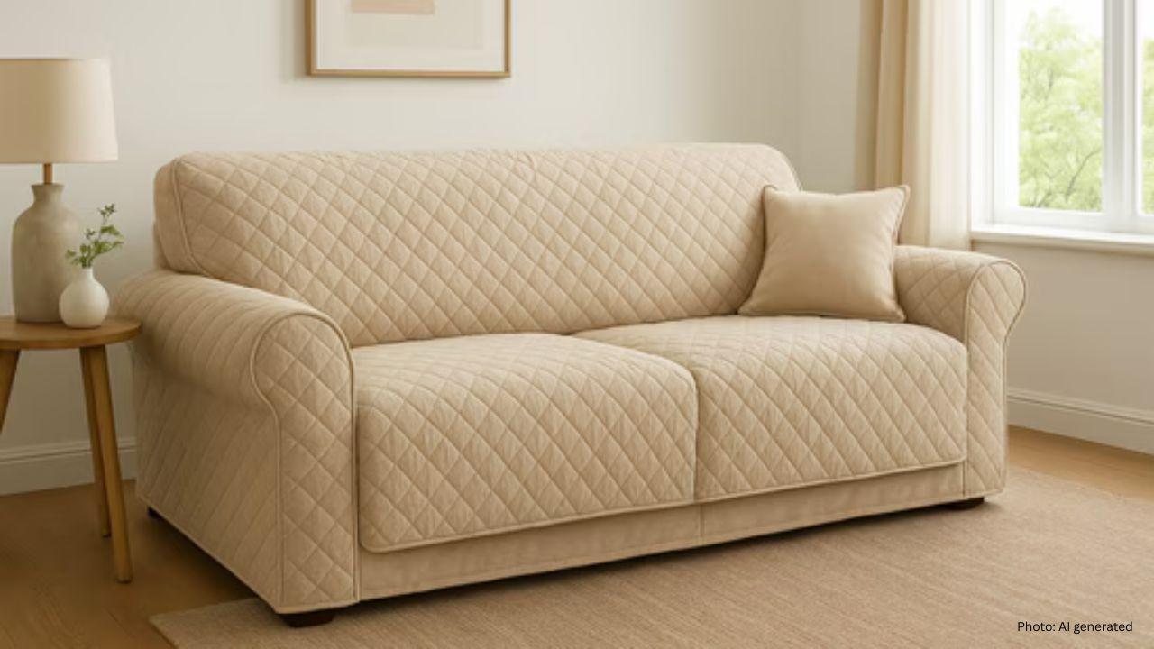 Transform Your Living Room with Cozy Quilted Sofa Covers