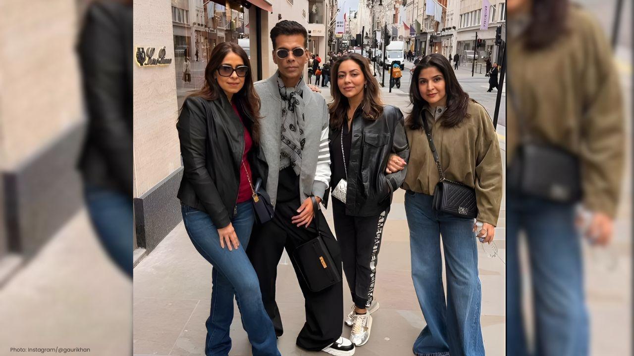 Gauri Khan Captures Joyful Moments with Rani Mukerji and Karan Johar