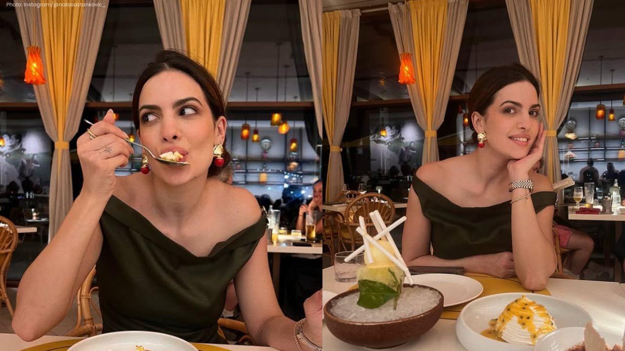 Natasa Stankovic Shares Heartfelt Dinner Moments with Son Agastya