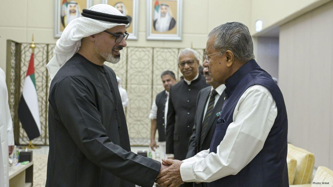Strengthening UAE-India Ties: Sheikh Khaled and Kerala CM Meet