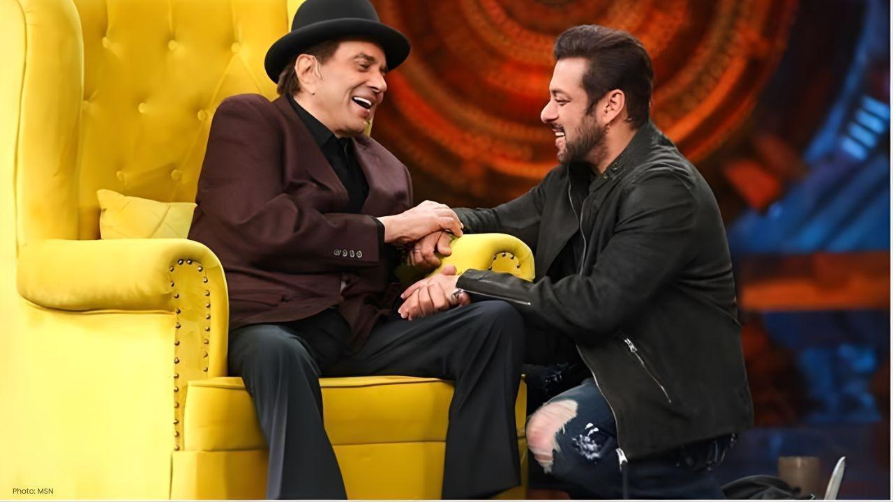 Salman Khan Celebrates His Bond with Dharmendra During Qatar Tour
