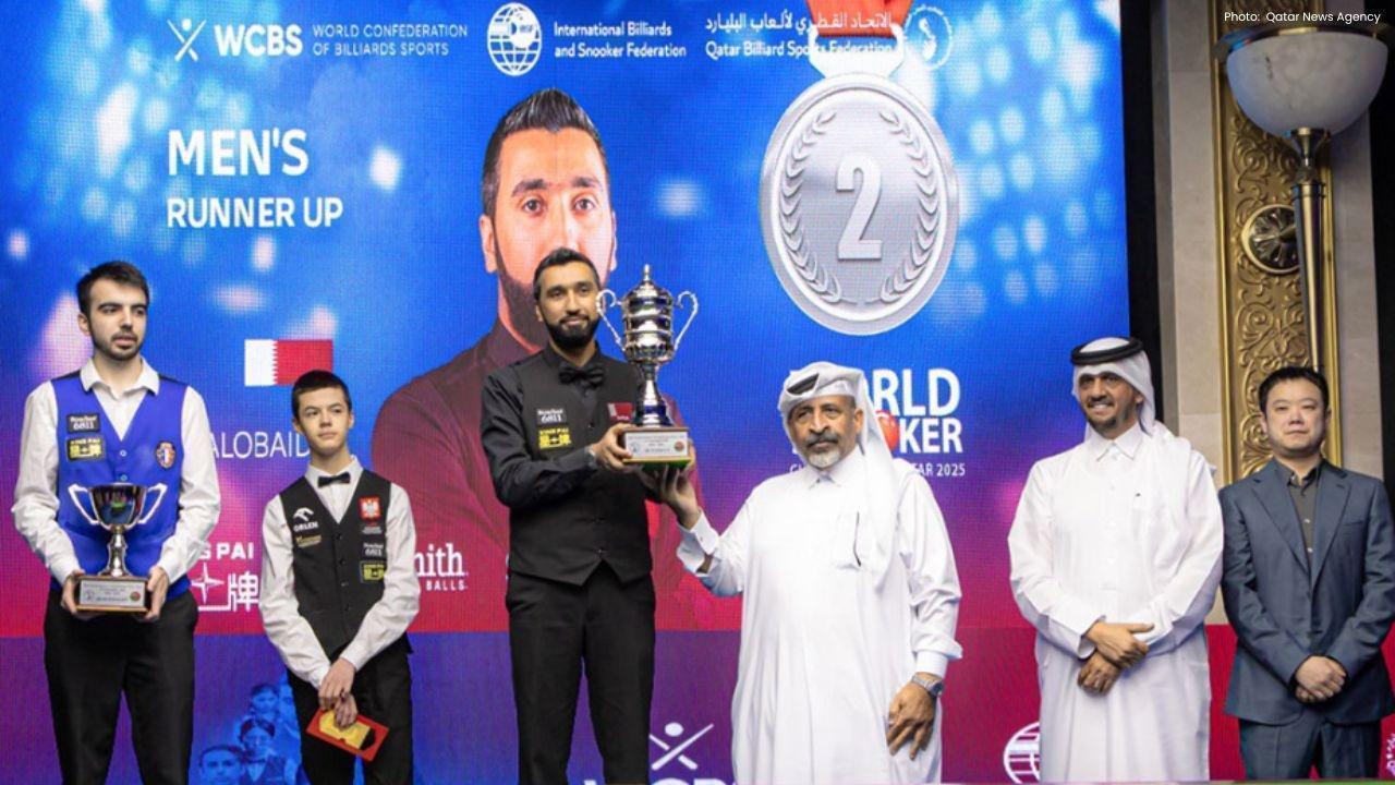Ali Al Obaidli Earns Silver Medal at 2025 World Snooker Championship
