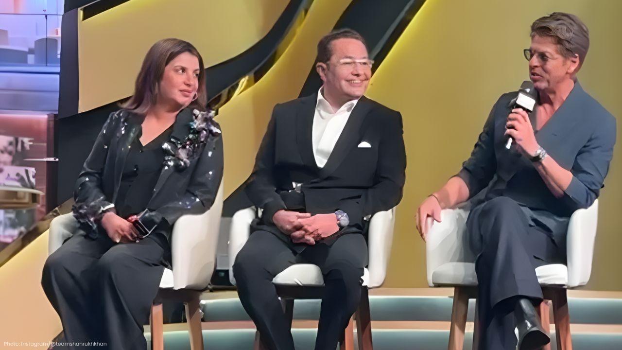 Shah Rukh Khan Dazzles at Shahrukhz Tower Launch in Mumbai