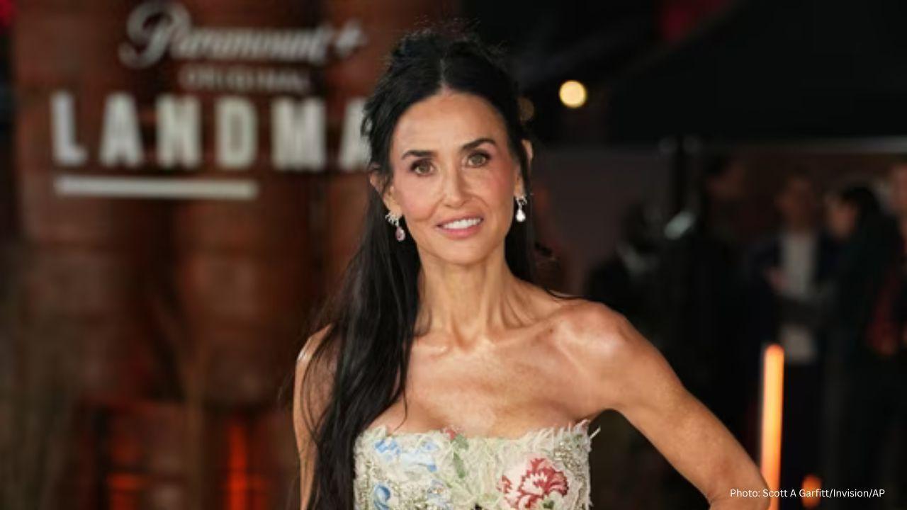 Demi Moore Dazzles in Enchanting Gown at Landman Season 2 London Premiere