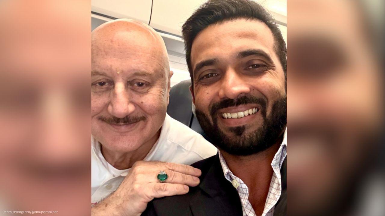Anupam Kher and Ajinkya Rahane Recap a Turbulent Flight Experience