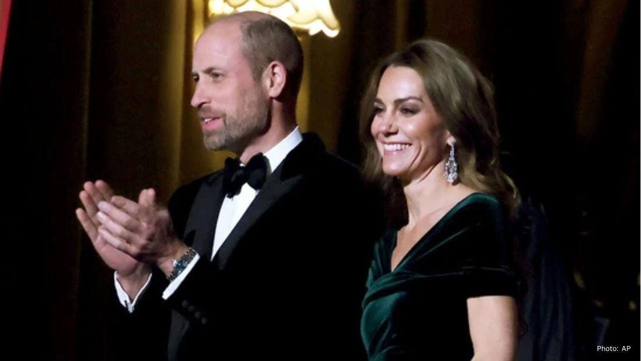 Prince William and Kate Middleton Grace the Red Carpet at Royal Variety Performance