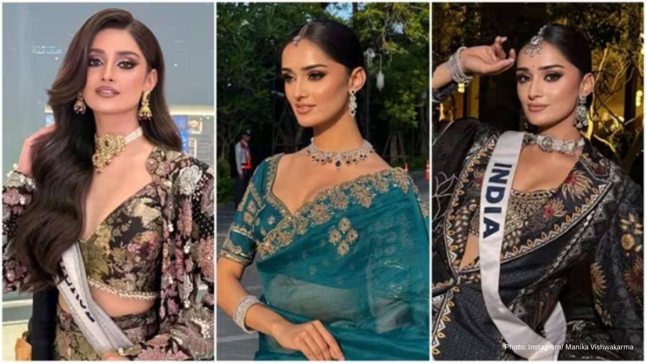 Manika Vishwakarma Dazzles in Ethnic Fashion at Miss Universe 2025