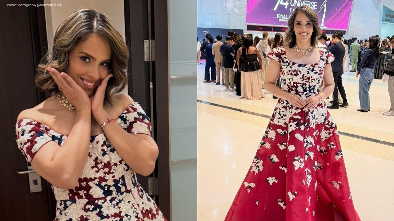 Saina Nehwal Charms as a Judge in Miss Universe 2025