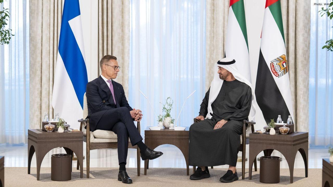 Strengthening Ties: UAE and Finland Leaders Discuss Cooperation