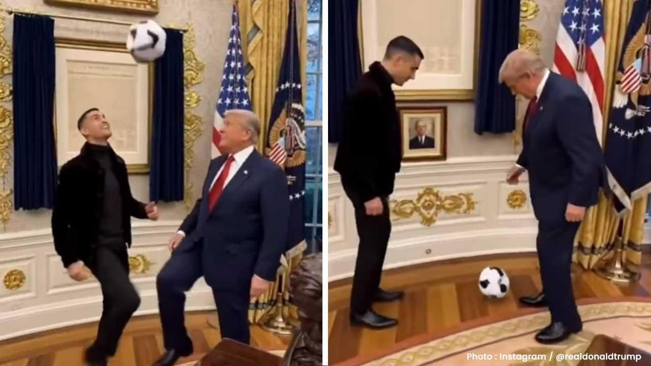 Trump's AI Adventure: Football Fun with Cristiano Ronaldo