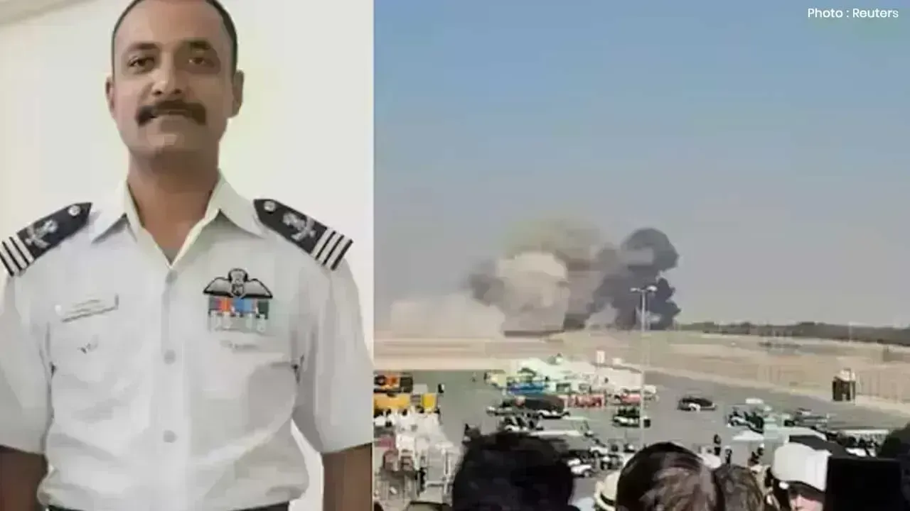 Tribute to Wing Commander Namansh Syal Following Tejas Crash at Dubai Airshow
