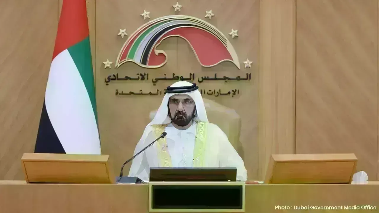UAE Federal National Council Session Opens Under Sheikh Mohammed's Leadership