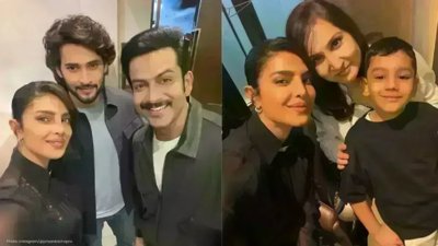 Priyanka Chopra Enjoys Cherished Moments With Mahesh Babu's Family on Set