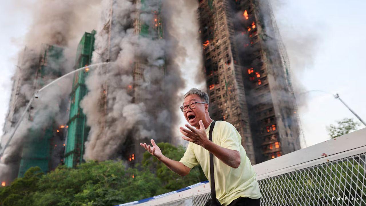 Terrifying Hong Kong High-Rise Fire Leaves Four Dead and Many Still Trapped