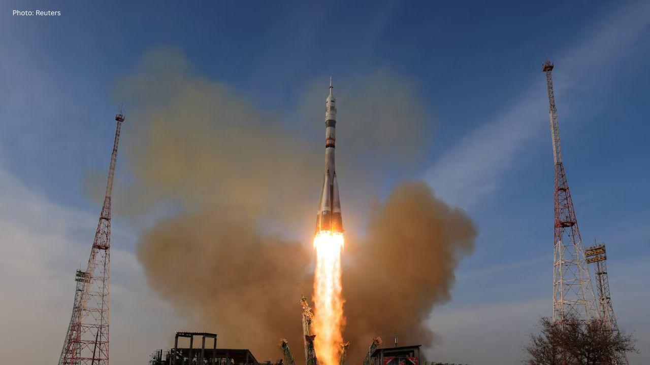 Soyuz Spacecraft Launches New Russian-U.S. Crew to International Space Station
