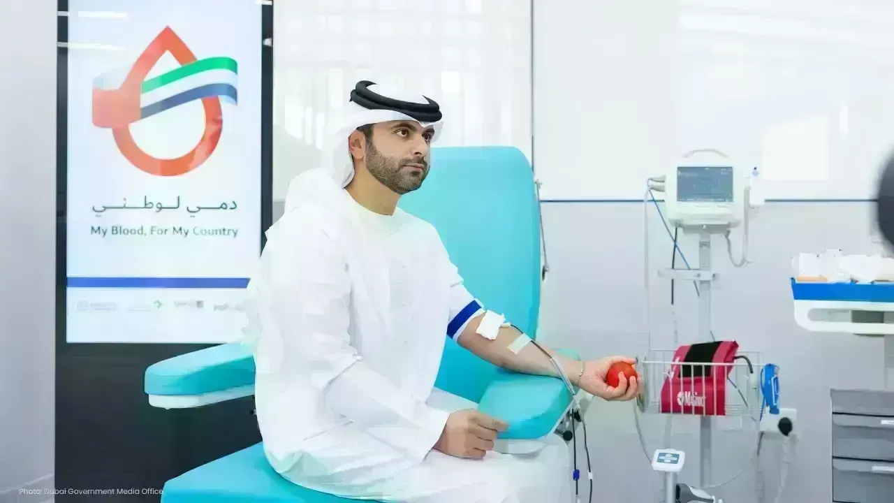 Sheikh Mansoor Champions National Blood Donation Campaign