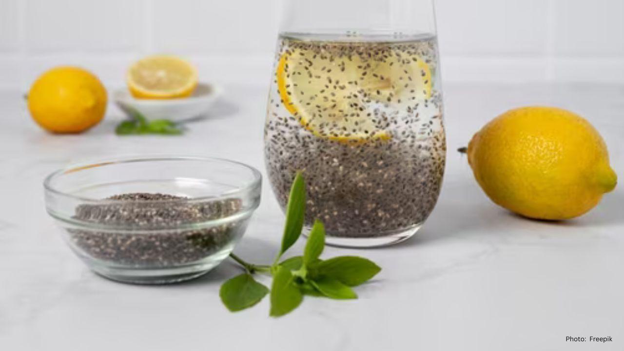 Gastroenterologist Explains How Lemon in Chia Seed Water Can Ease Bloating