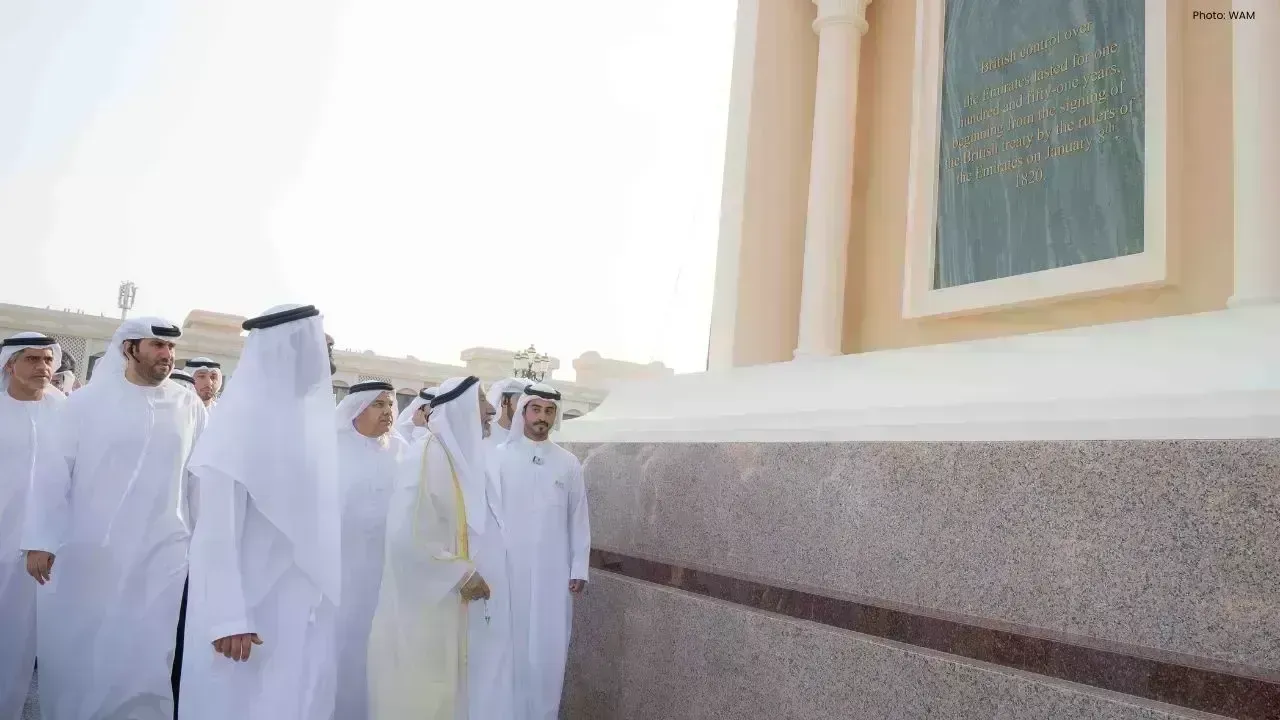 Sharjah's Supreme Leader Unveils New Independence Square and Imam Al-Nawawi Mosque