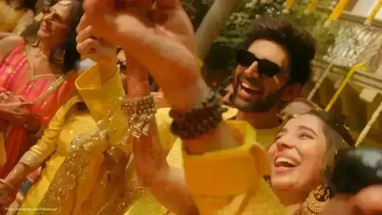 Kartik Aaryan Lights Up Sister Kritika’s Haldi Celebration