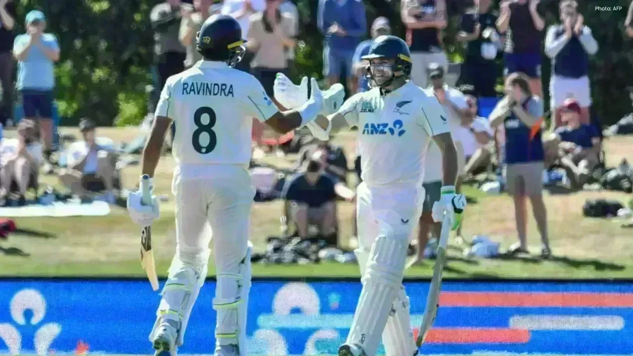 New Zealand Seizes Control as Ravindra Scores 176 Against West Indies