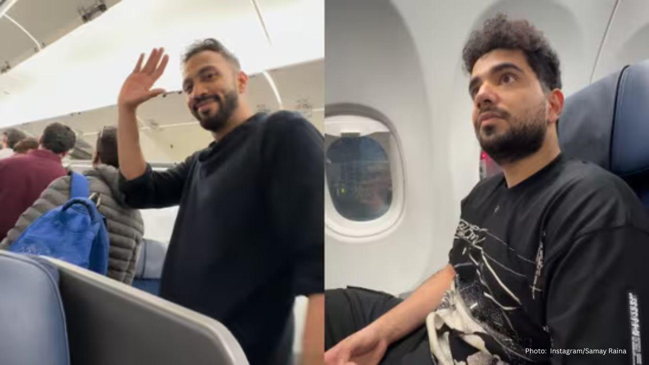 Samay Raina Panoti Guy Flight Moment Triggers Laughter and Serious Debate